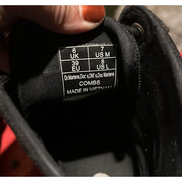 Dr. Martens Boots Combs Combat Boot Extra Tough Poly + Rubbery Mens 7 Women’s 8 - Picture 9 of 10